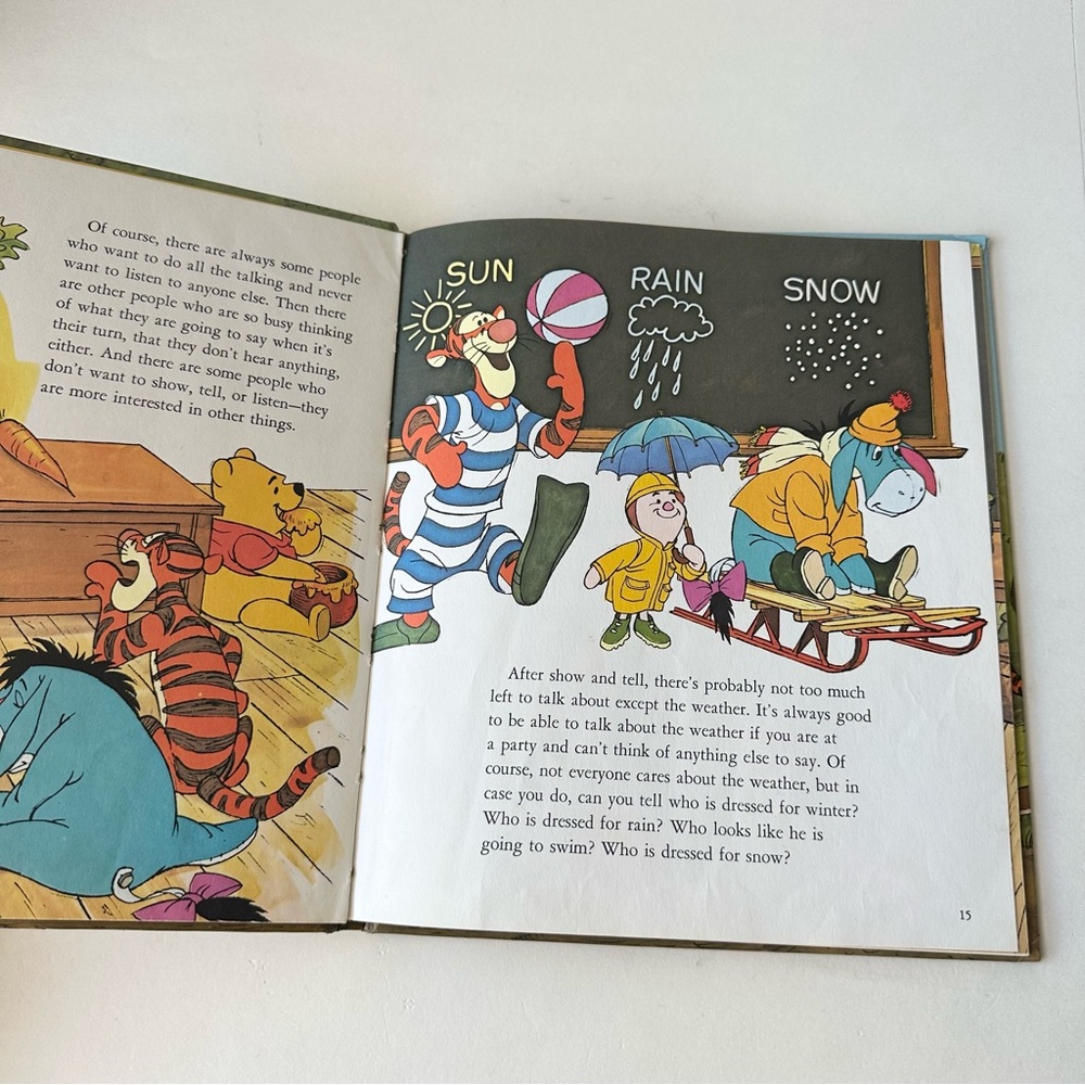Disneys Winnie The Pooh Vintage Book and Kellogg’s Mini Bean Rabbit - Picture 5 of 13